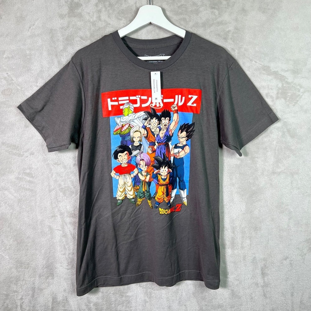 Dragonball Z T-shirt Character Anime Joei Animation Licensed Mens‎ M Dark Gray
